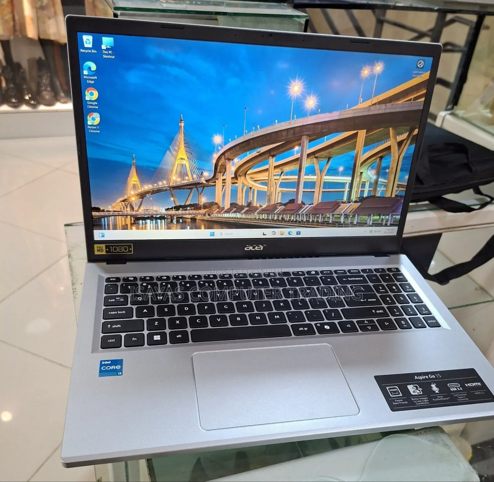 New Laptop Acer Aspire 3 8GB Intel Core I3 SSD 256GB