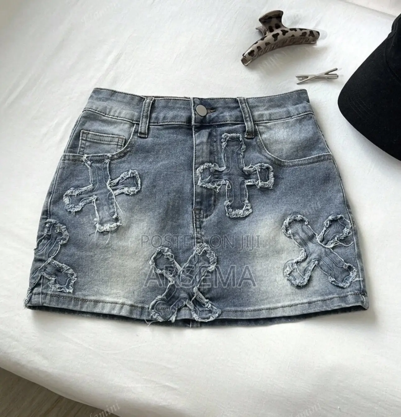 Denim Jeans Skirt