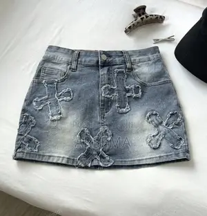 Photo - Denim Jeans Skirt