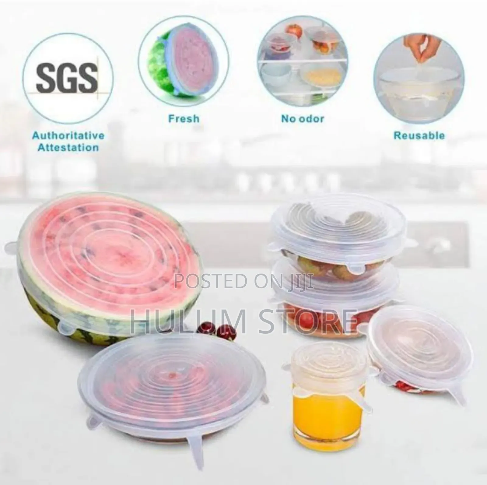 Super Stretch 6pcs Silicon Lids