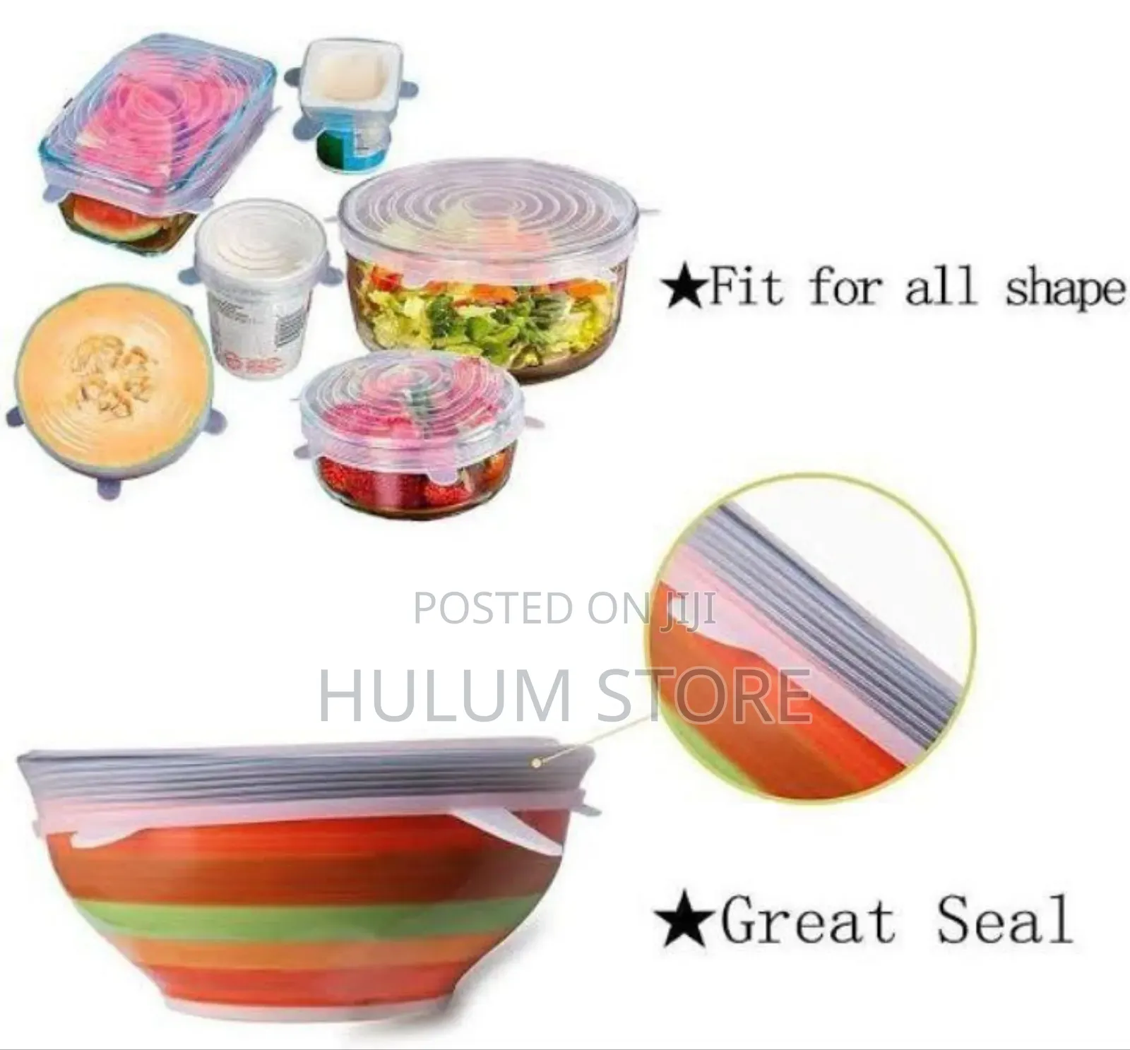 Super Stretch 6pcs Silicon Lids