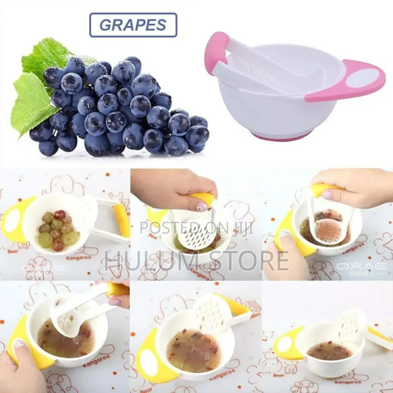 Food Mash and Serve Bowl