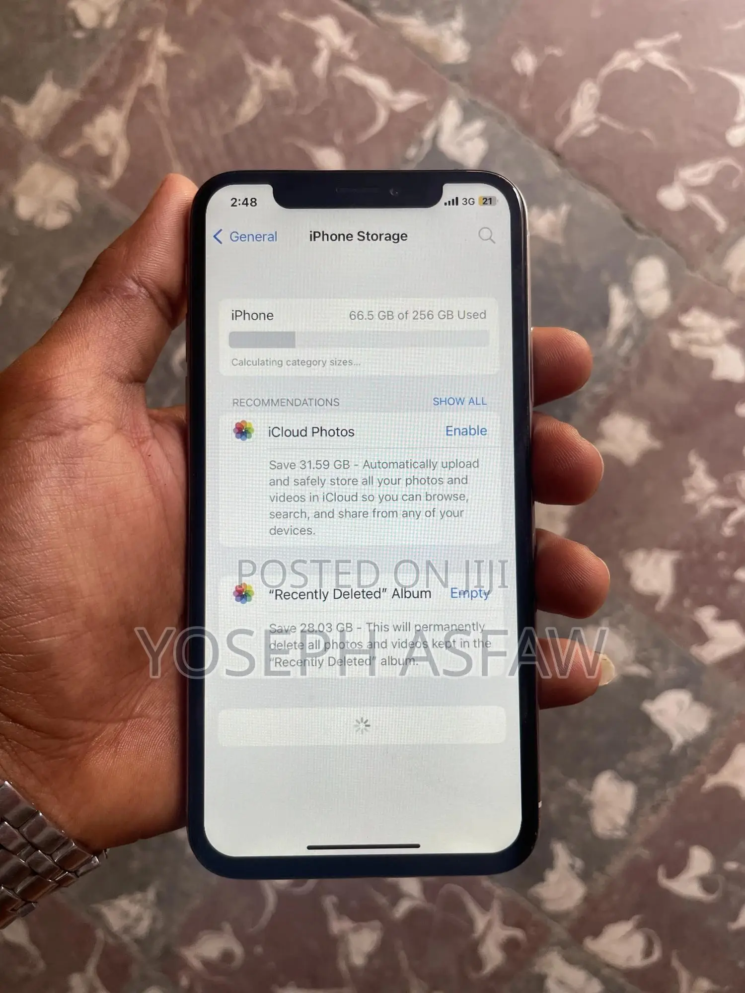 Apple iPhone X 256 GB White