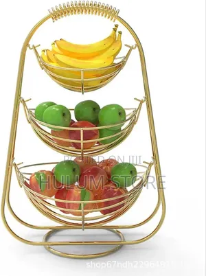 3 Layer Stainless Still Fruit Basket