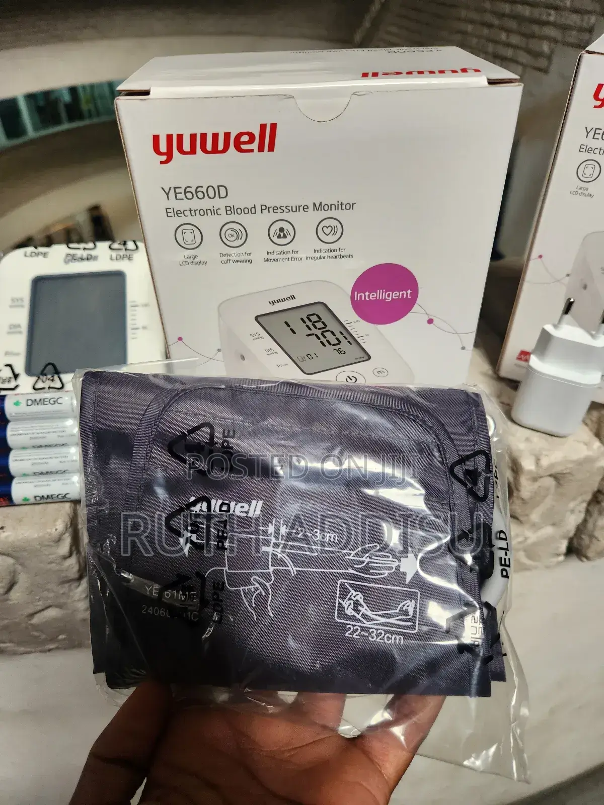 Yuwell Medical Blood Pressure Monitor痛楚digital Bp Monitor Packed