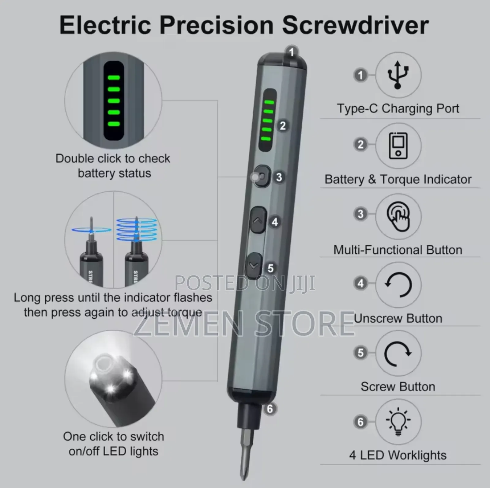 Electric Screwdriver Set 68-in-1
