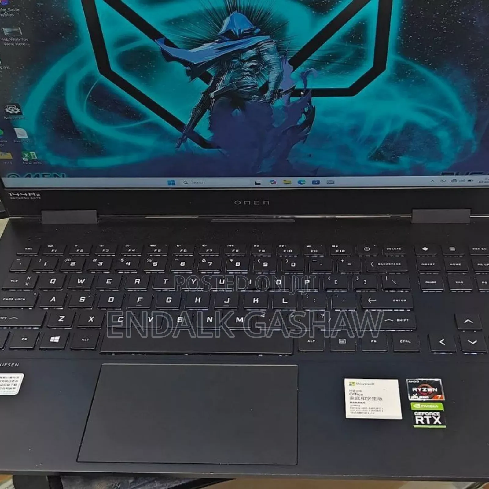New Laptop HP Omen 15 16GB AMD Ryzen 7 SSD 512GB