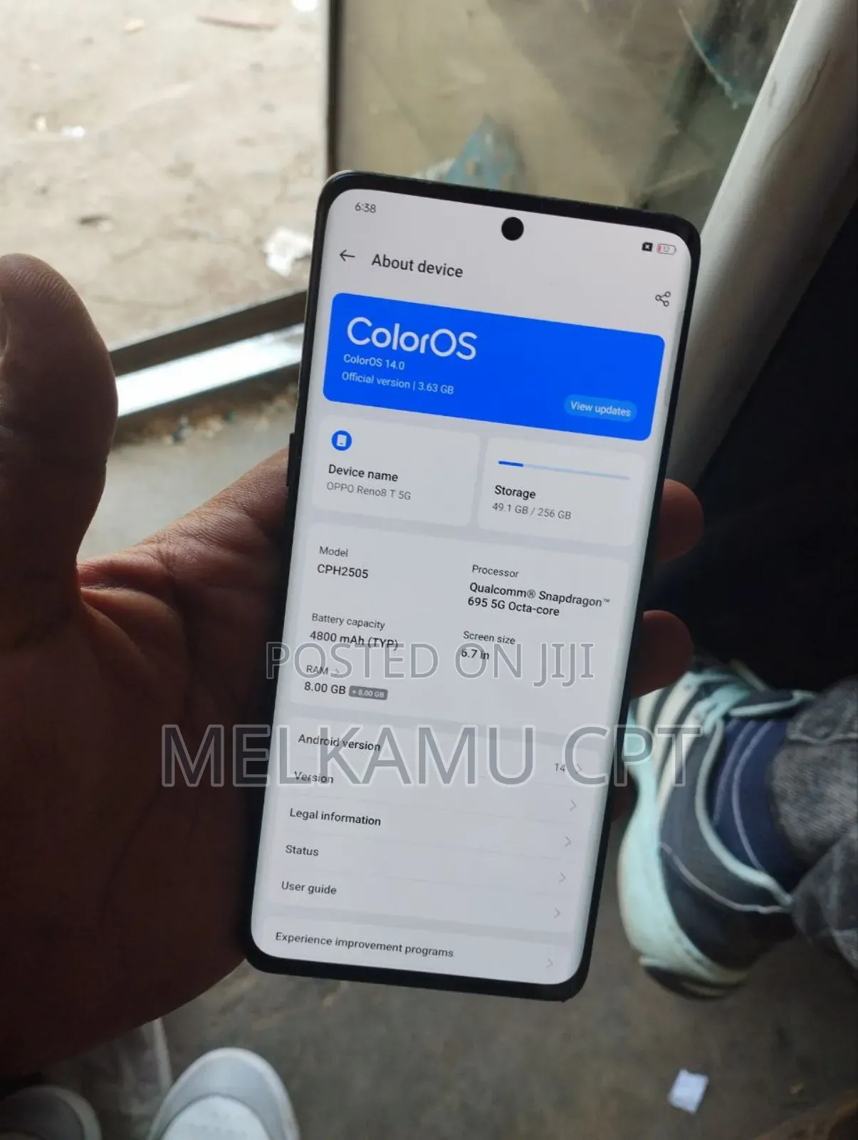 New Oppo Reno8 T 5G 256 GB Black