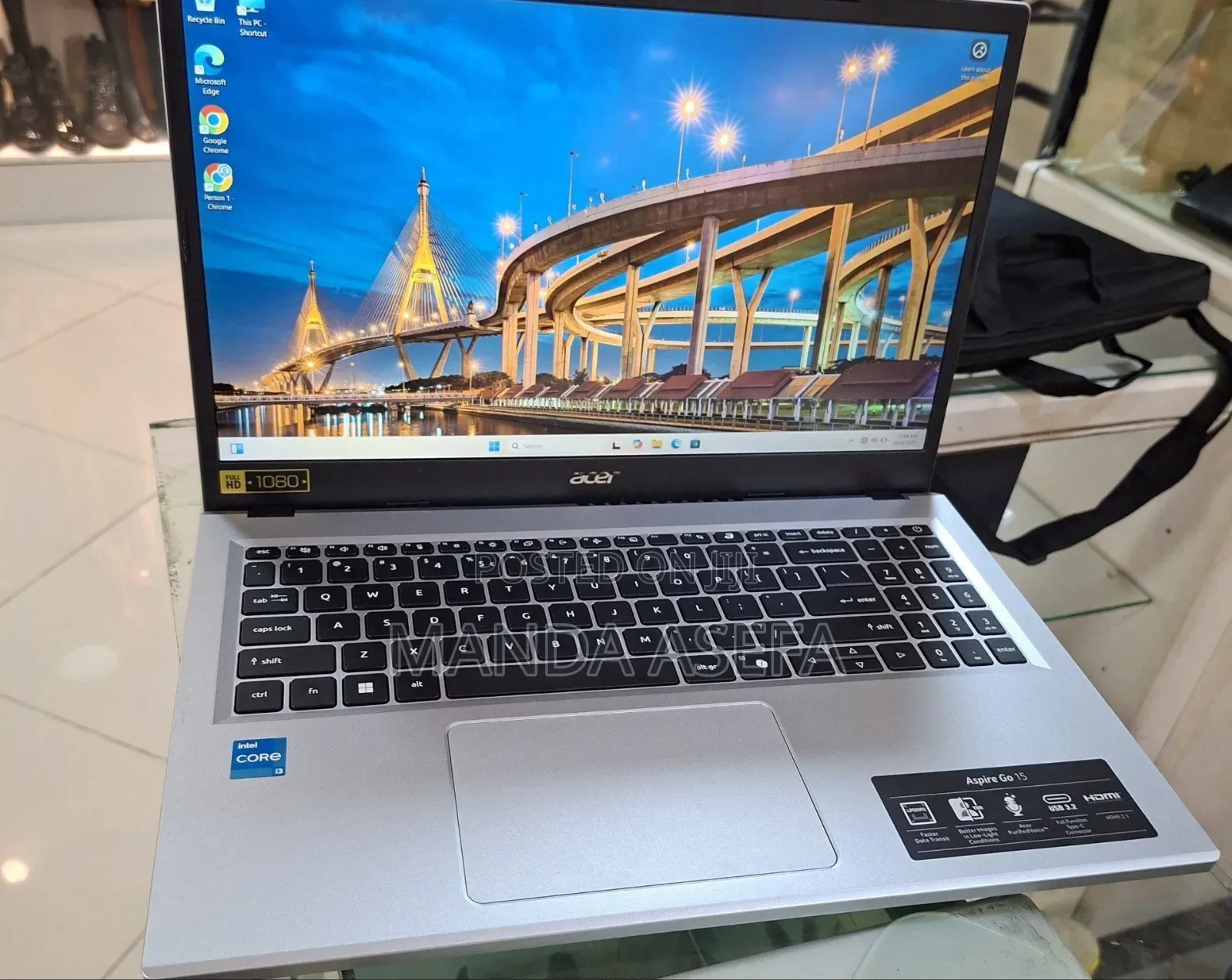 New Laptop Acer Aspire 1 8GB Intel Core I3 SSD 256GB