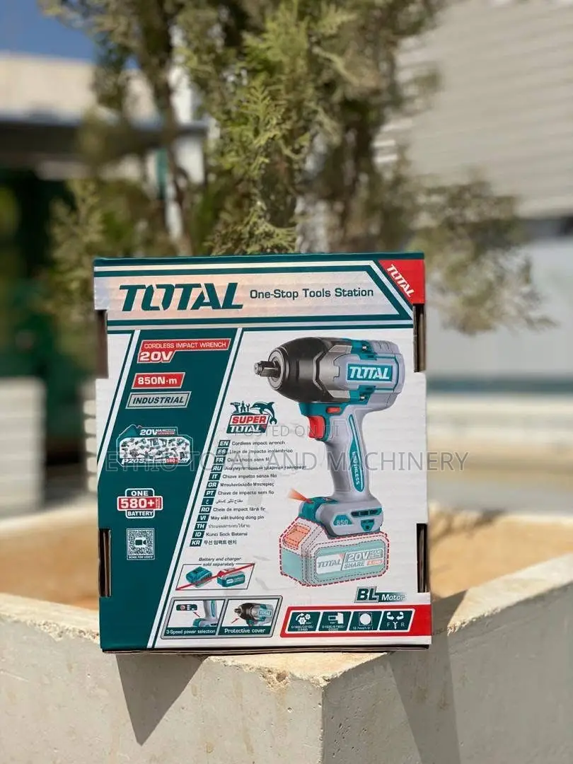 Total 20v Cordless Impact Wrench,