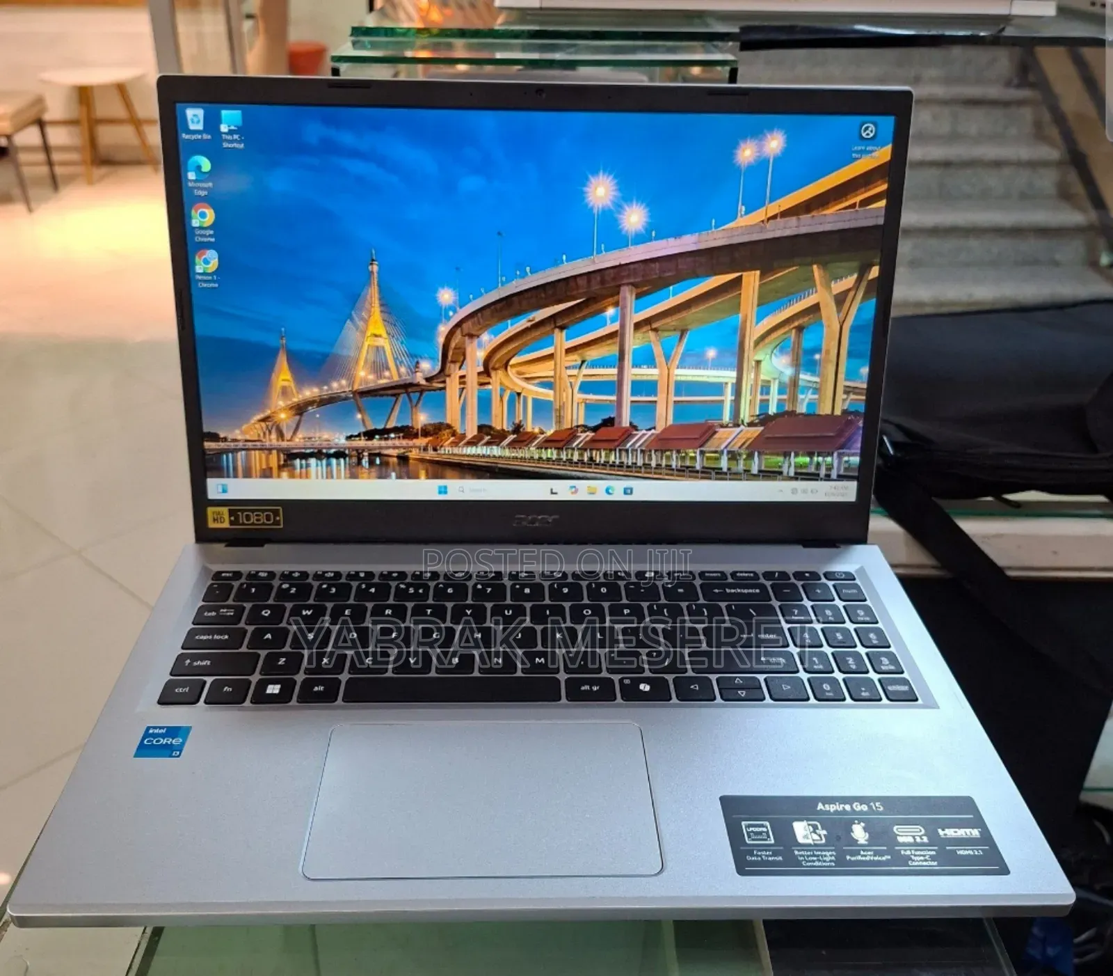 New Laptop Acer 8GB Intel Core I3 SSD 256GB