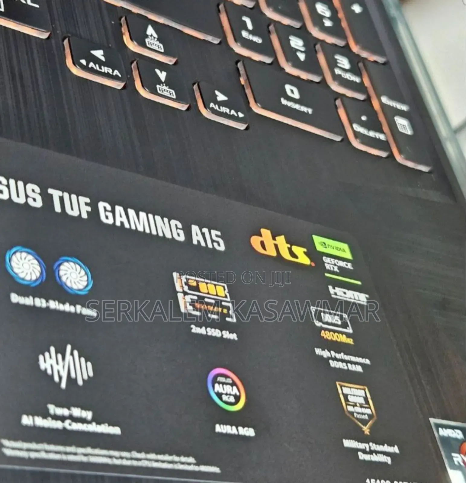 New Laptop Asus TUF Gaming A15 8GB AMD Ryzen 7 SSD 512GB