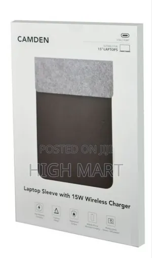 Camden Laptop Sleeve With 15w Wireless Charger