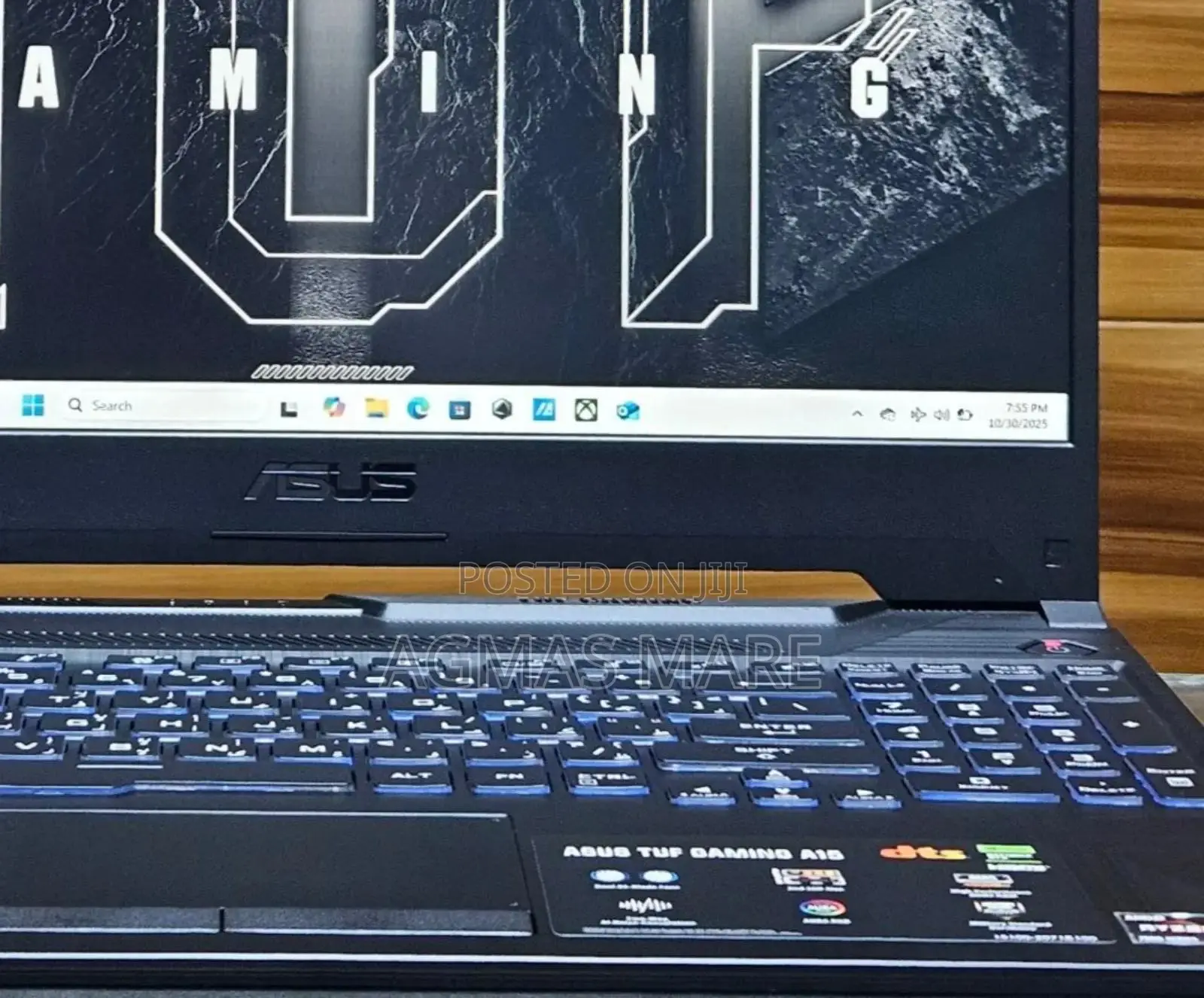 New Laptop Asus TUF Gaming A15 8GB AMD Ryzen 7 SSD 512GB