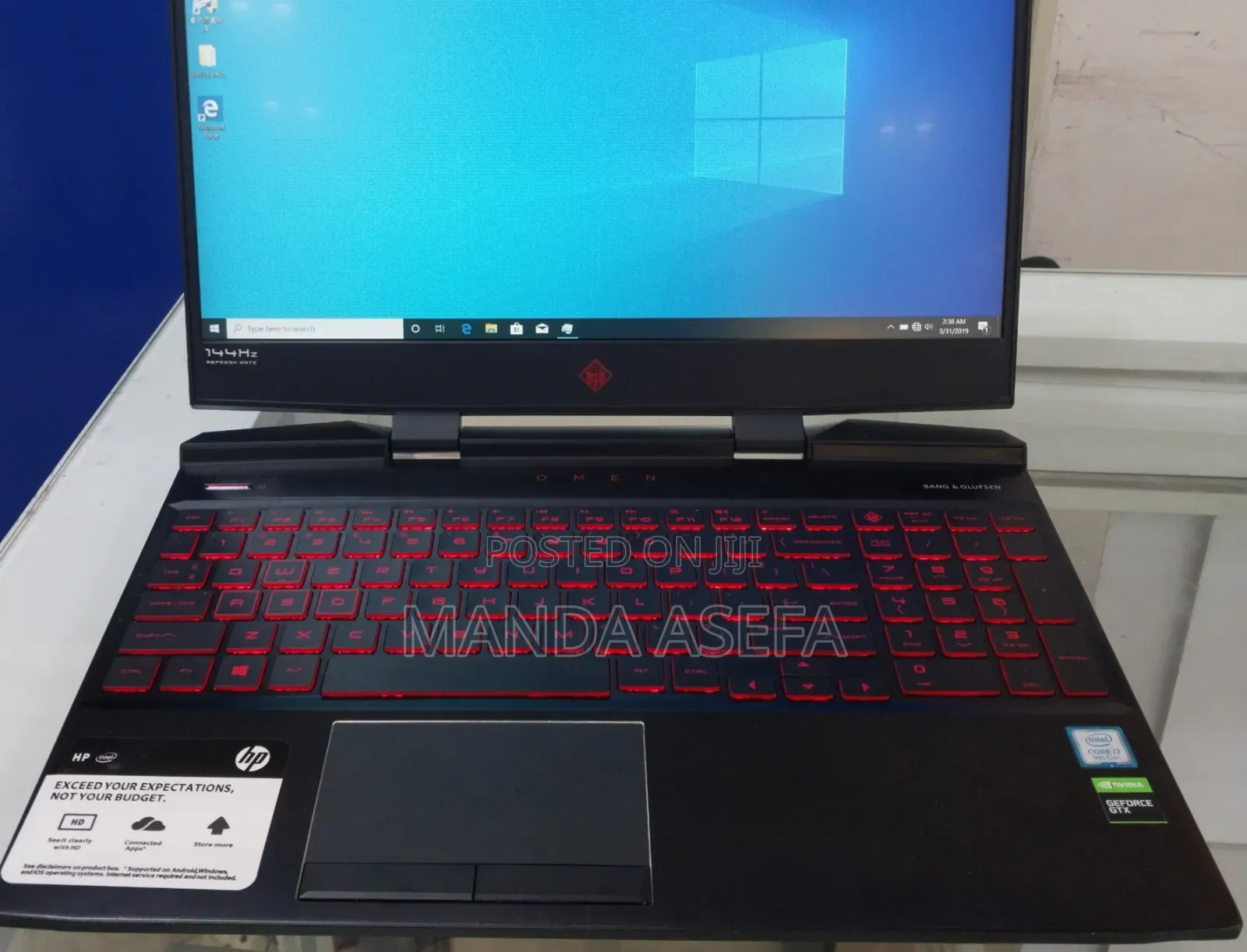 New Laptop HP Omen X 16GB Intel Core I7 SSD 512GB