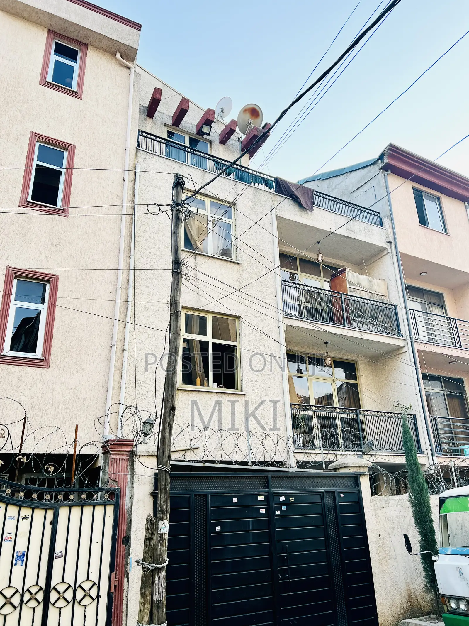 Furnished 4bdrm Townhouse/Terrace in Haile Garment, Nifas Silk-Lafto