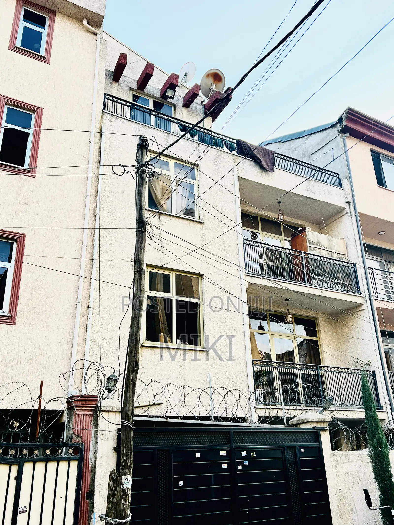 Furnished 4bdrm Townhouse/Terrace in Haile Garment, Nifas Silk-Lafto