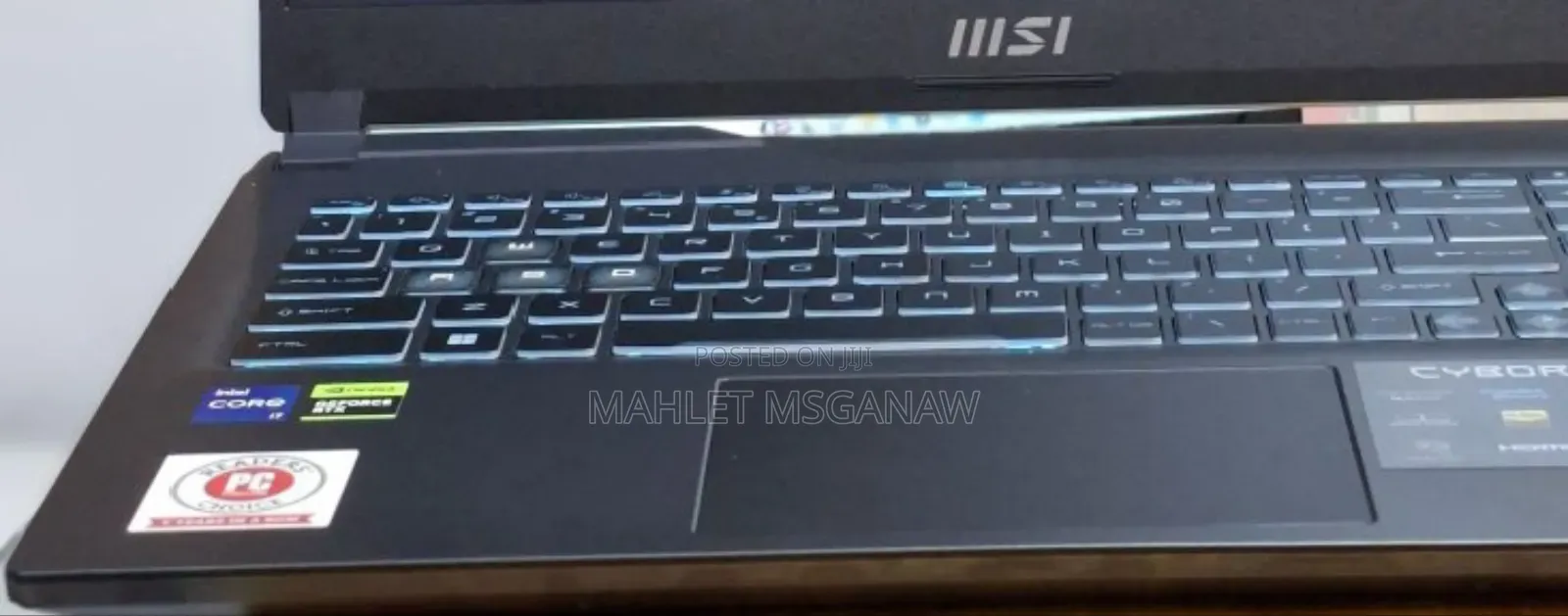 New Laptop MSI Cyborg 15 16GB Intel Core i7 SSD 512GB