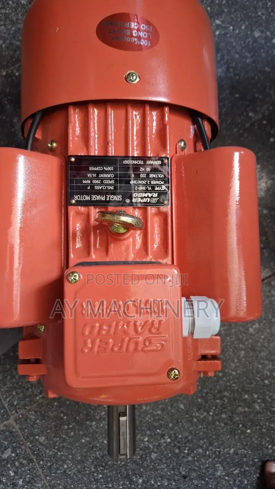 3hp Motor Dinamo ዲናሞ Super Rambo ሱፐር ራምቦ