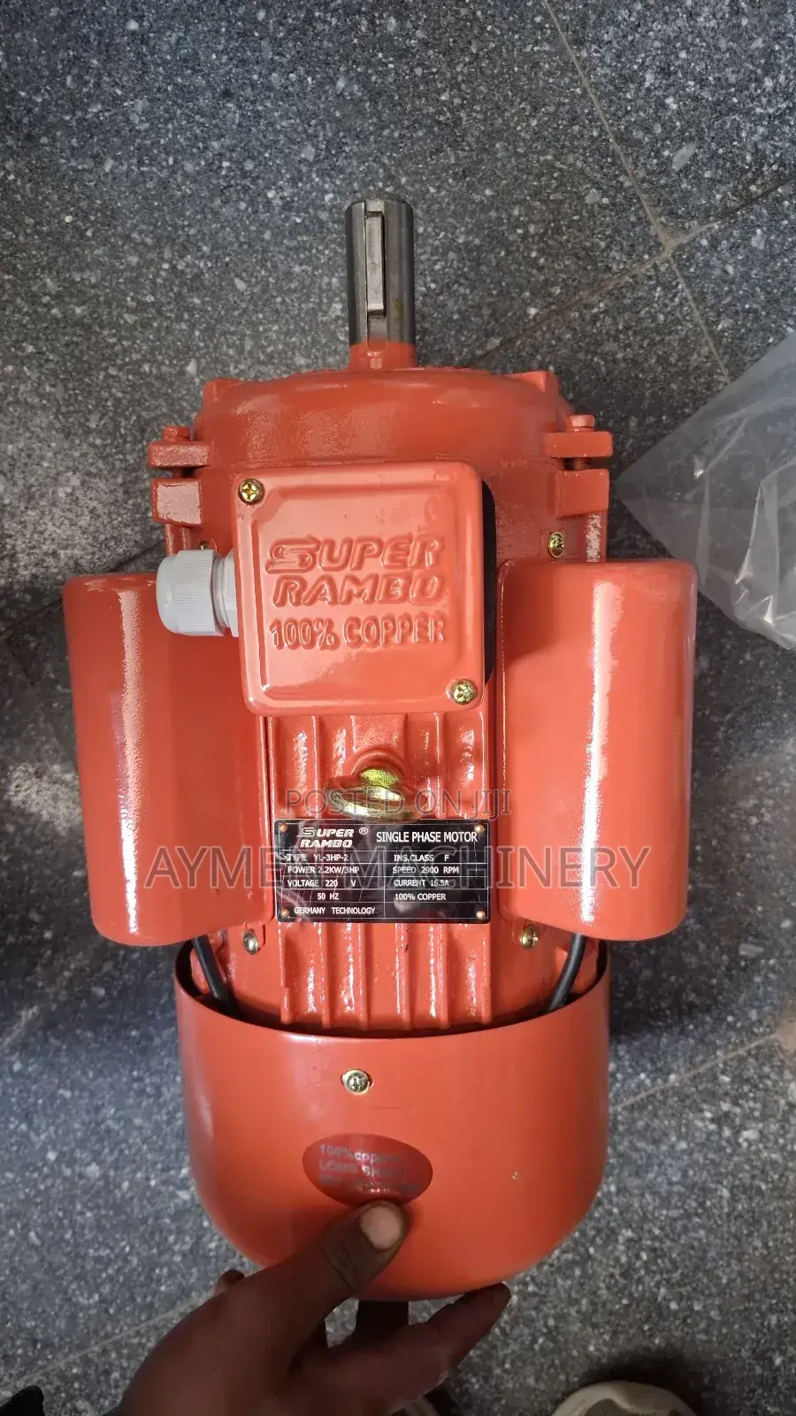 3hp Motor Dinamo ዲናሞ Super Rambo ሱፐር ራምቦ