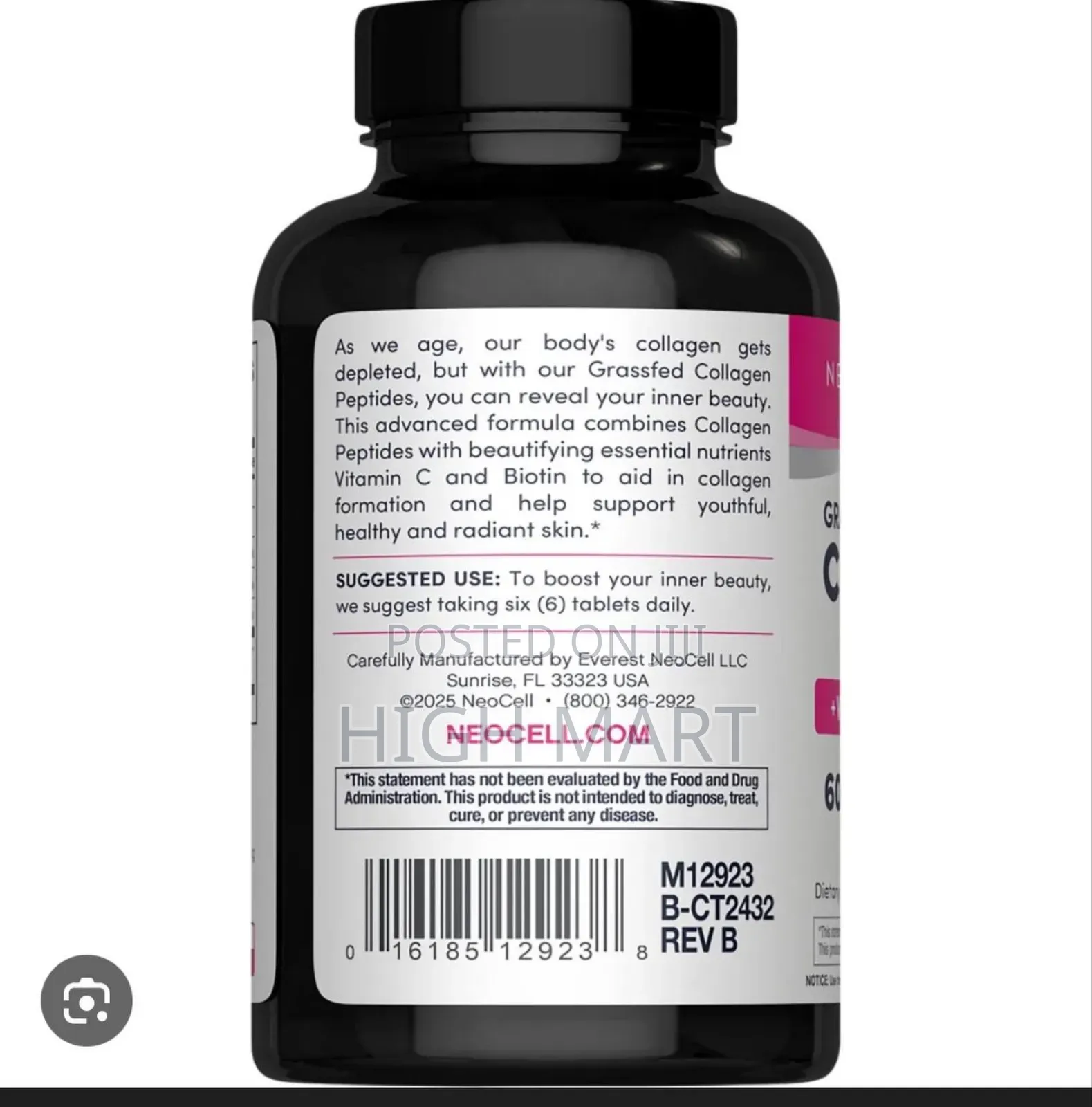 Collagen Peptides +Vitamin C + Biotin