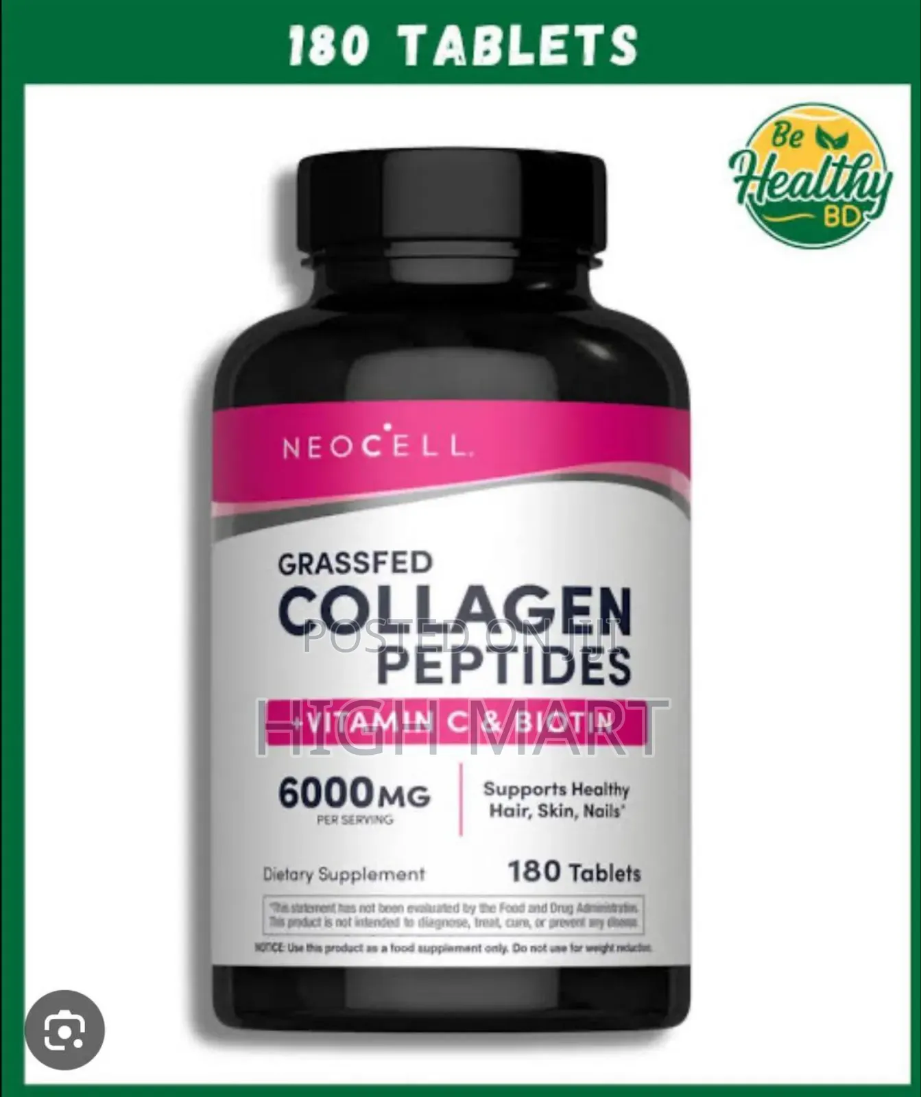 Collagen Peptides +Vitamin C + Biotin
