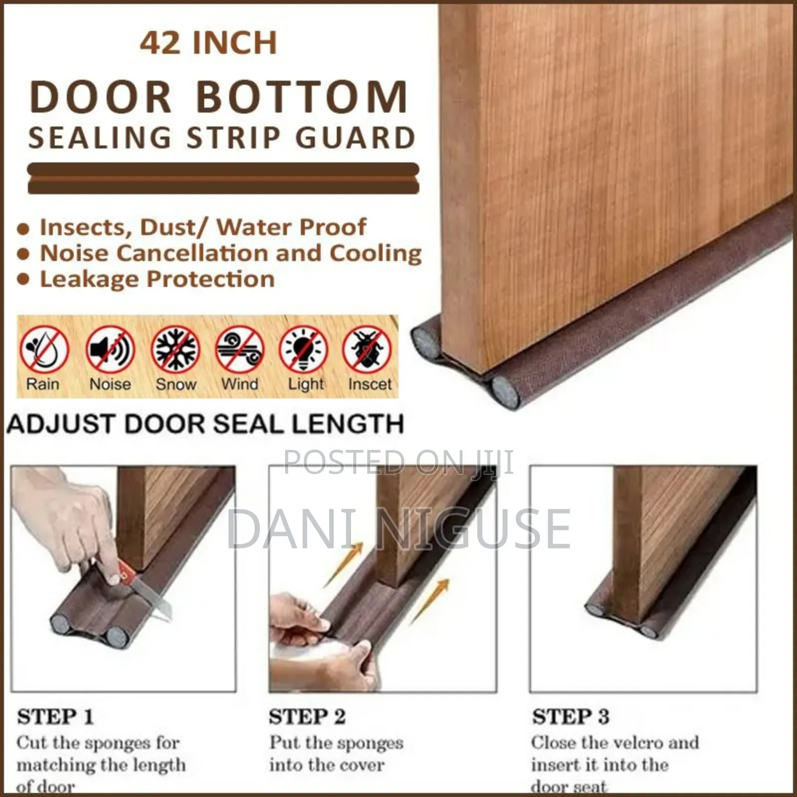 #Doorbottomsealstripstopper