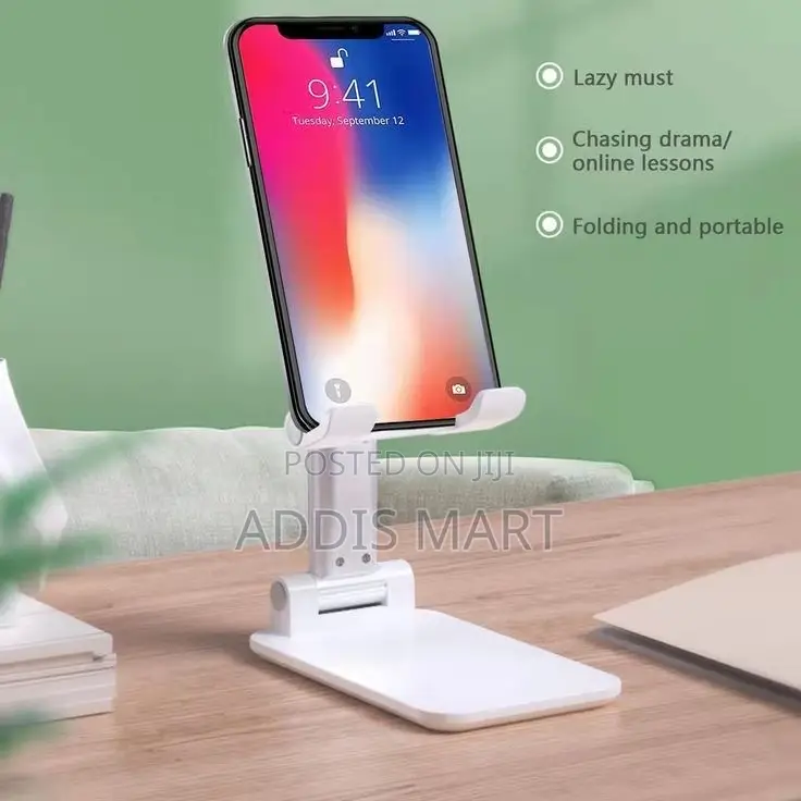 Adjustable Cell Phone Stand Anti Slip Foldable Desktop Phone Holder