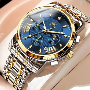 Olevs Silver Quartz Watch