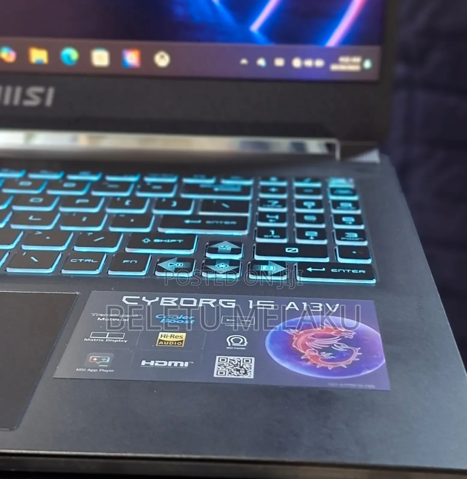 New Laptop MSI Cyborg 15 16GB Intel Core I7 SSD 512GB