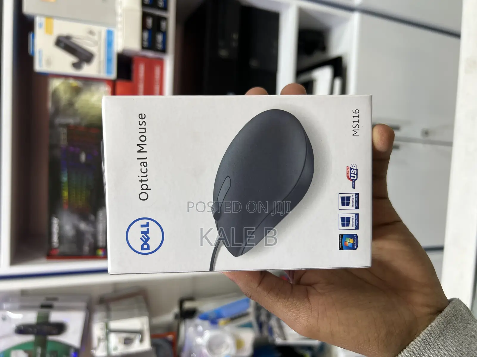 Dell Ms116 Wired Optical Mouse