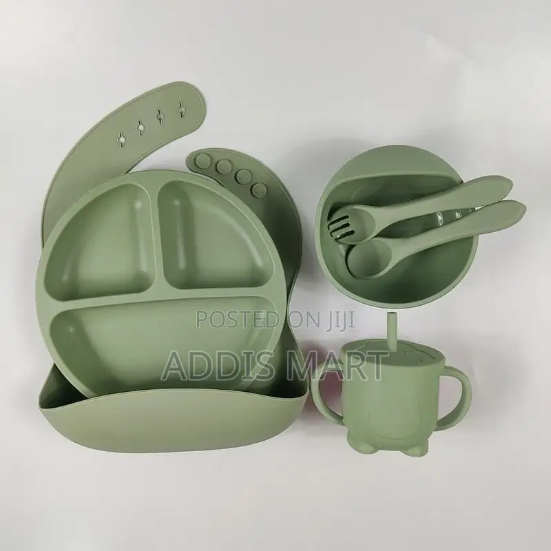 6 Piece Set Silicone Self-Feeding