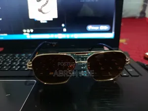 Diamond Hip Hop Watch and Golden Eye Glass
