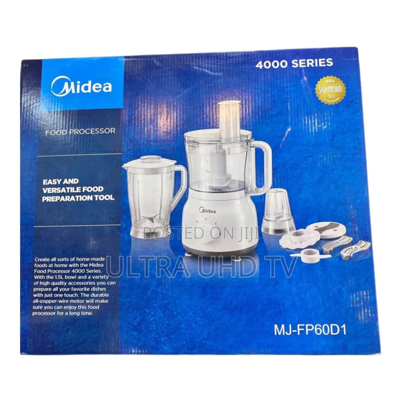 Media Food Processor 7 አይነት መለዋወጫ ያለው የራሱ የሆነ 1.5l