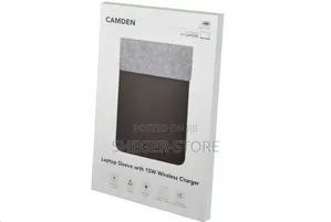 High Class Camden Laptop Sleeve With 15w Wireless Charger