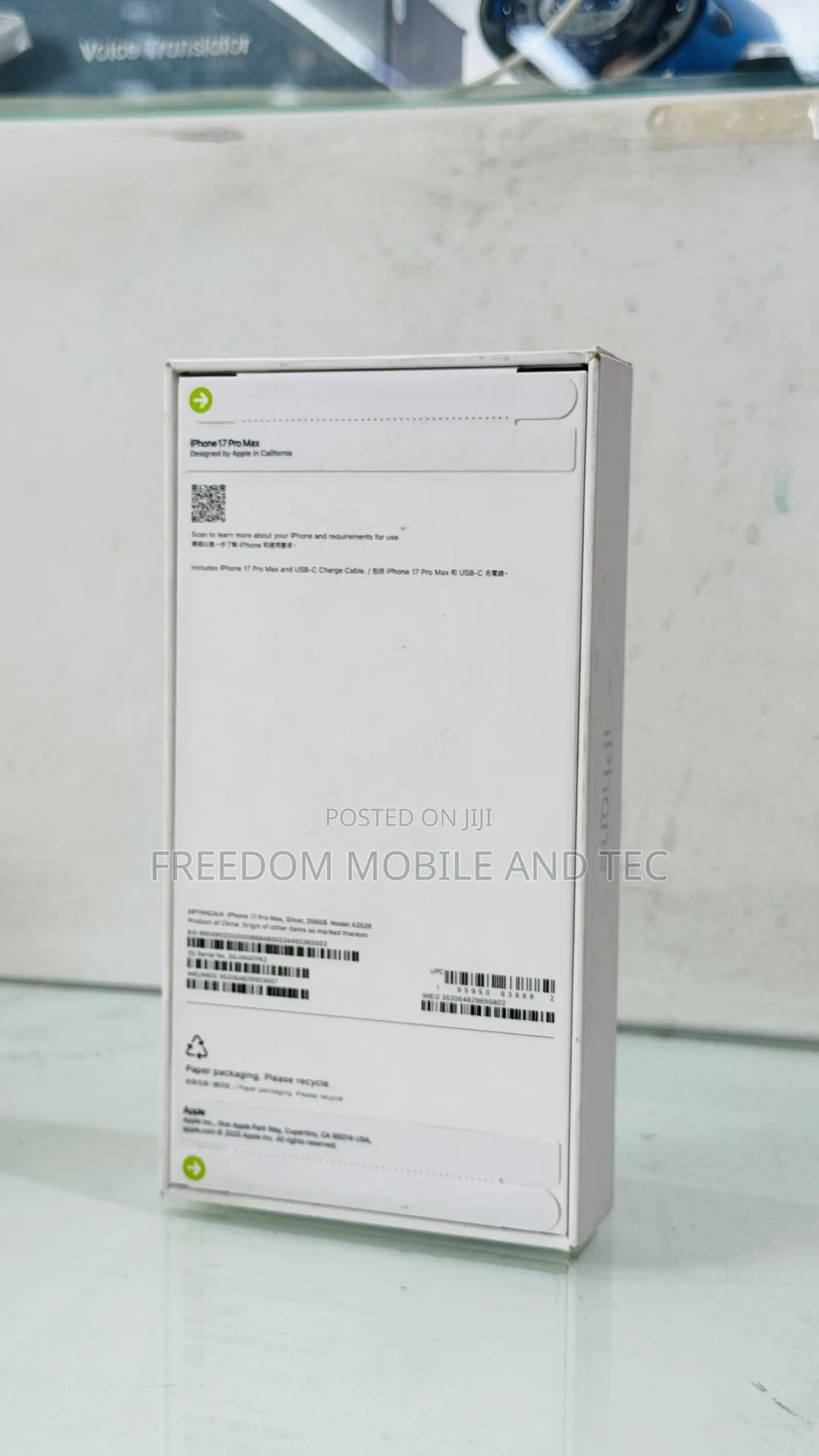 New Apple iPhone 17 Pro Max 256 GB Silver