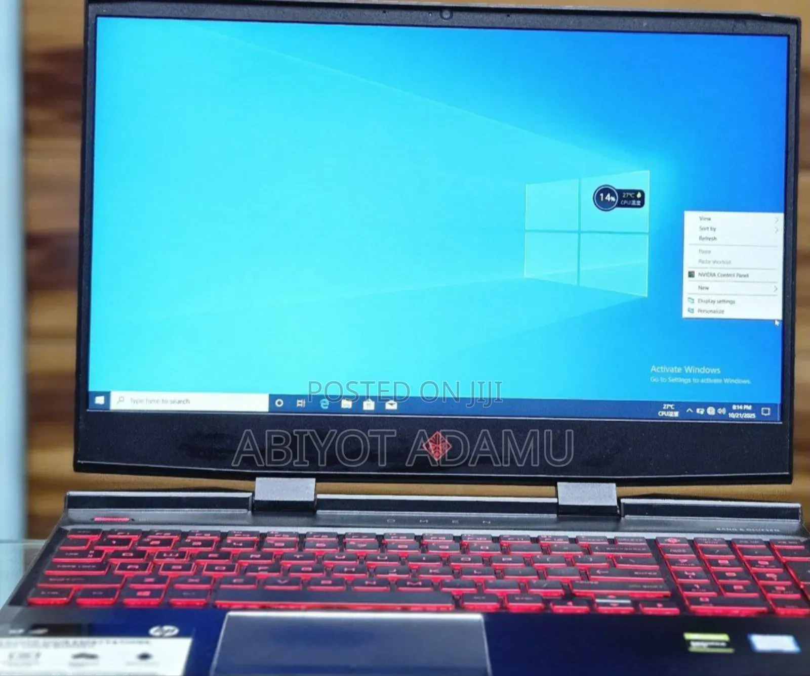 New Laptop HP Omen X 16GB Nvidia SSD 512GB