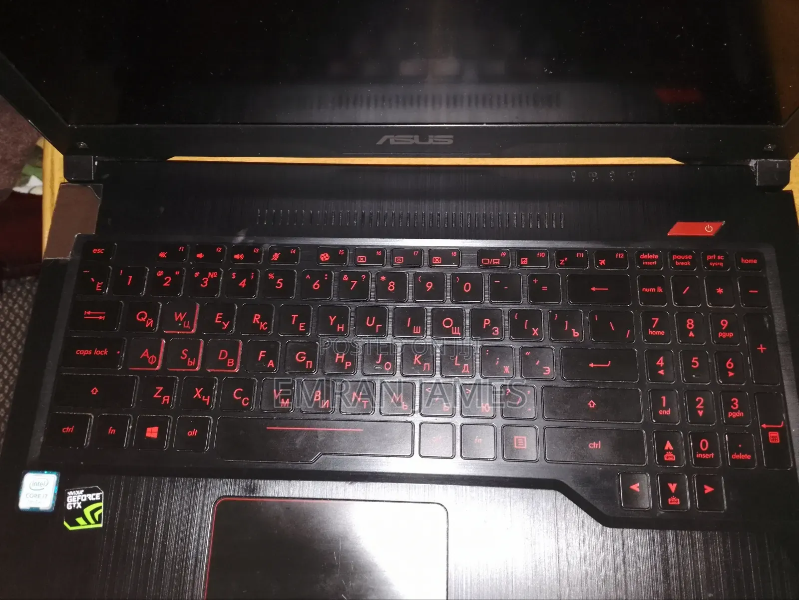 Laptop Asus FX503 12GB Intel Core I7 SSD 512GB