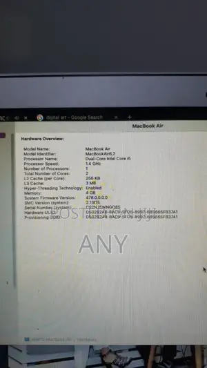 Laptop Apple MacBook Air 8GB Intel Core I5 SSD 128GB