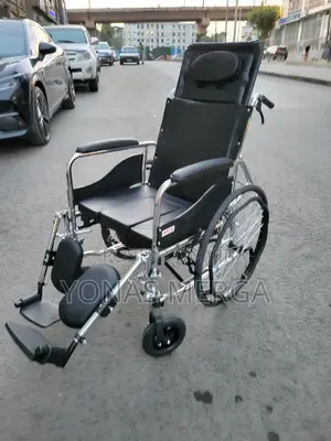 Toilet Wheelchair囪古wheelchair Full Option直晫a Chromed, 180 Degrees
