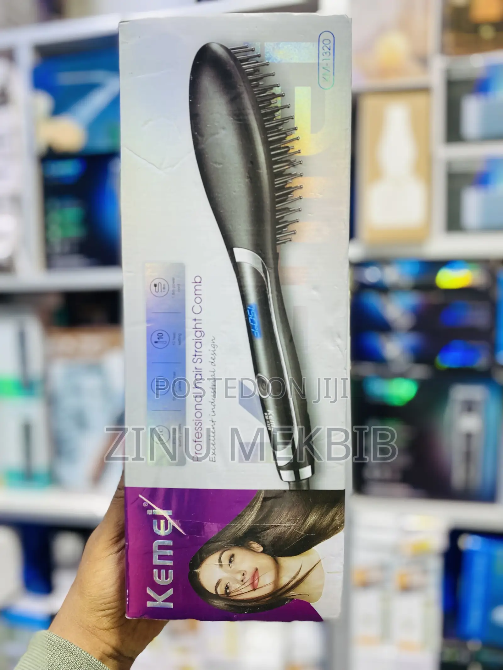 Kemei Hair Straightener Brush