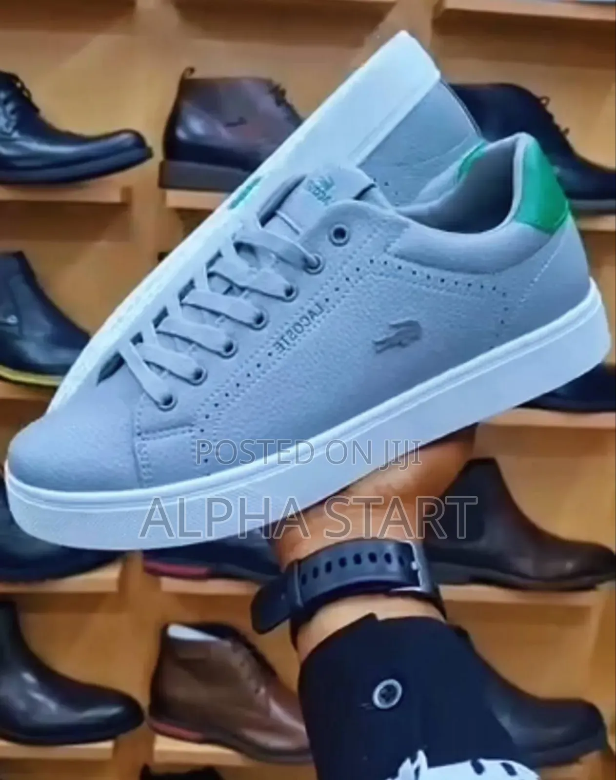 Lacoste High Master Quality Smooth Flat Shoes for Man's