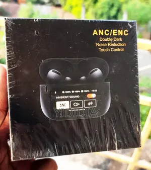 Black A9 Pro Smart Touchscreen Anc/Enc Airpods