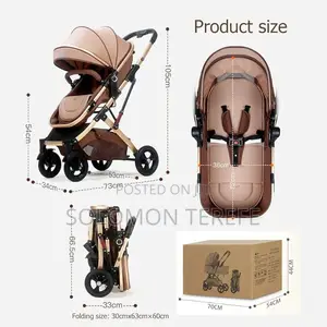Stroller With Detachable Sleeping Basket