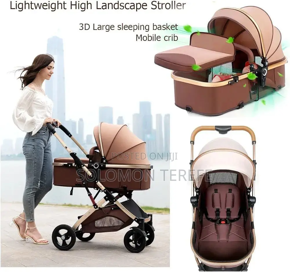 Stroller With Detachable Sleeping Basket