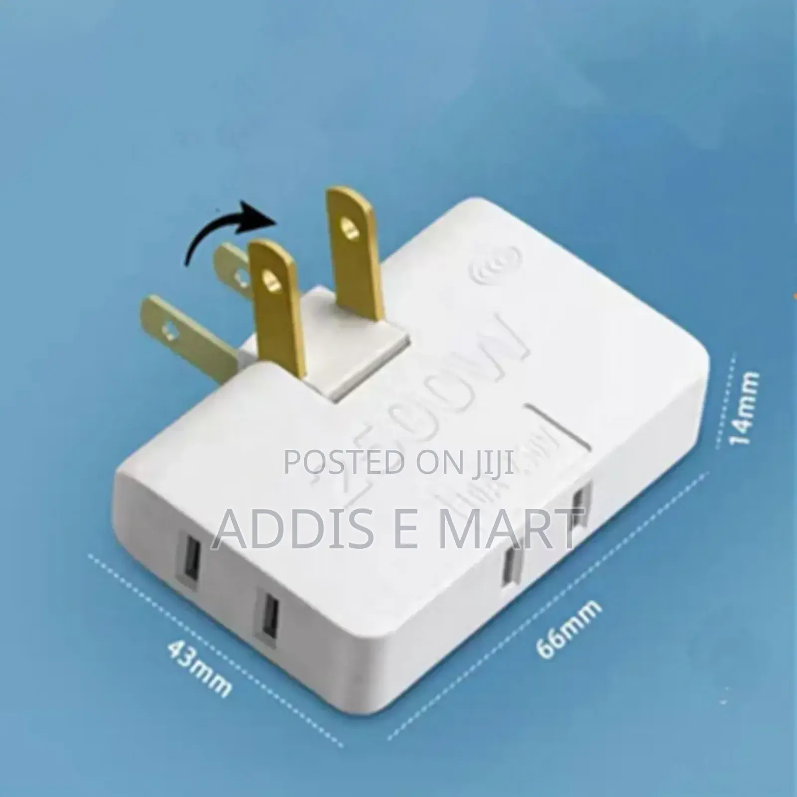 3in1 Rotatable Outlet Extender