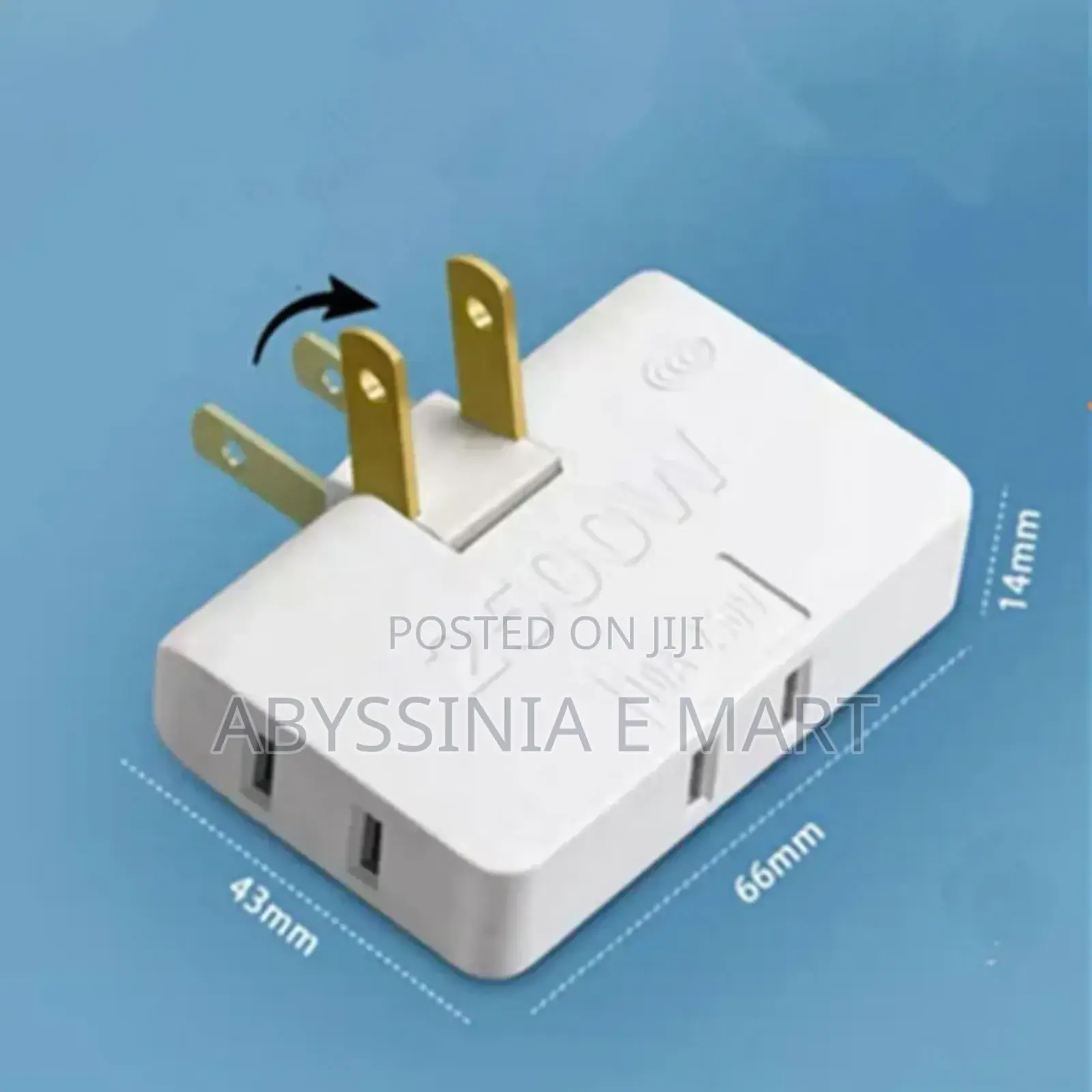 3in1 Rotatable Outlet Extender