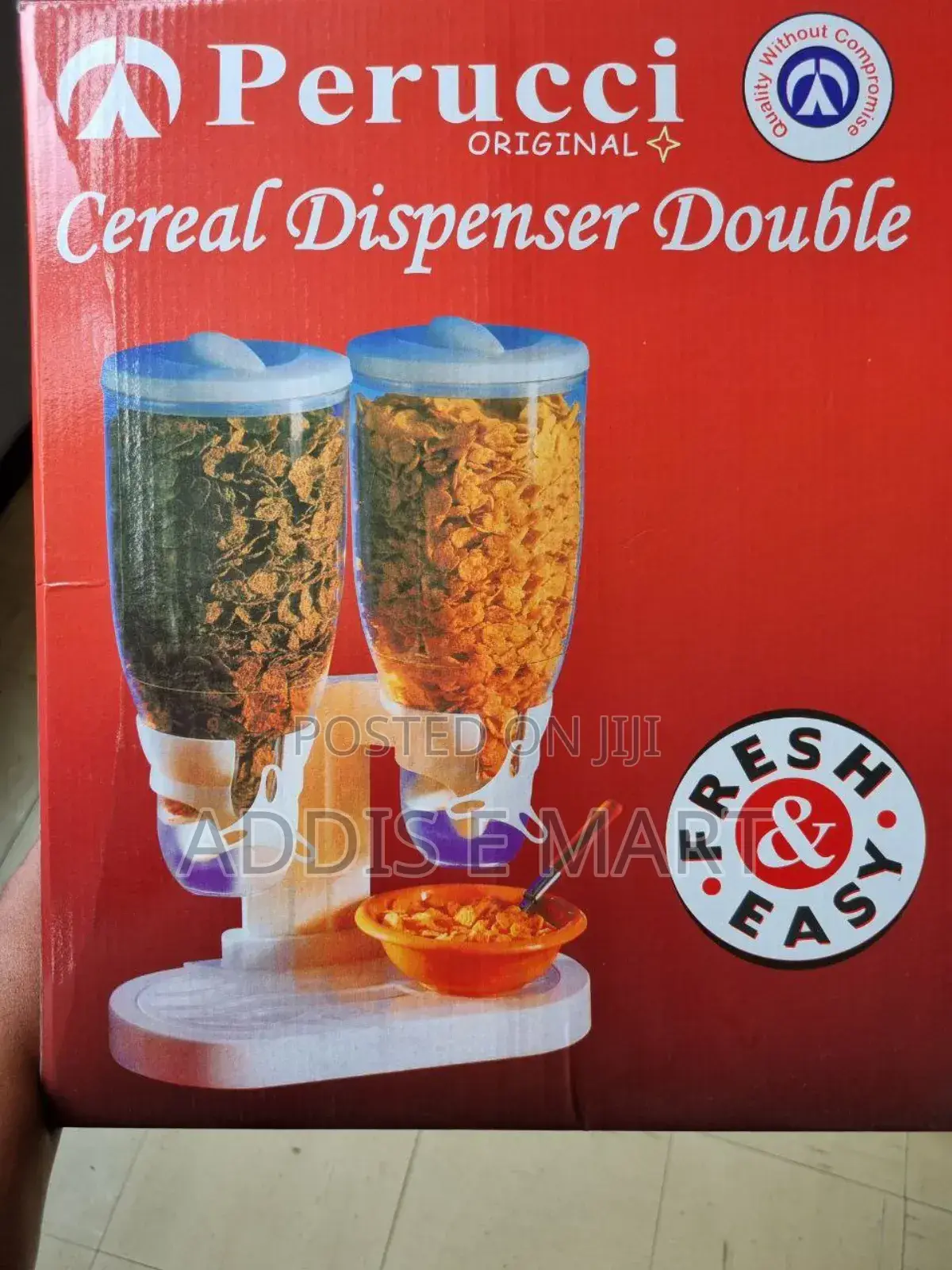 Perucci Original Cereal Dispenser Double