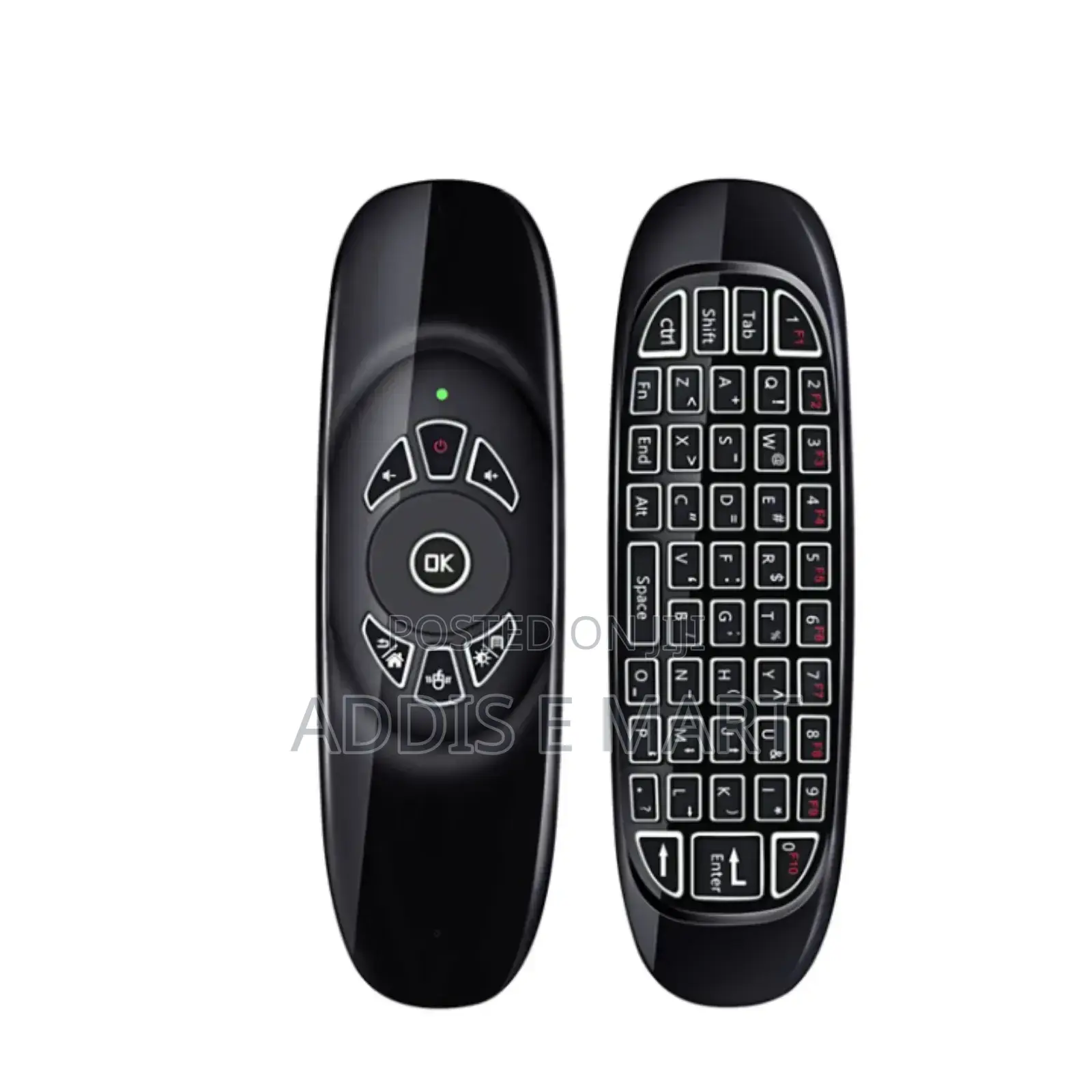 በcharge የሚሰራ Remote