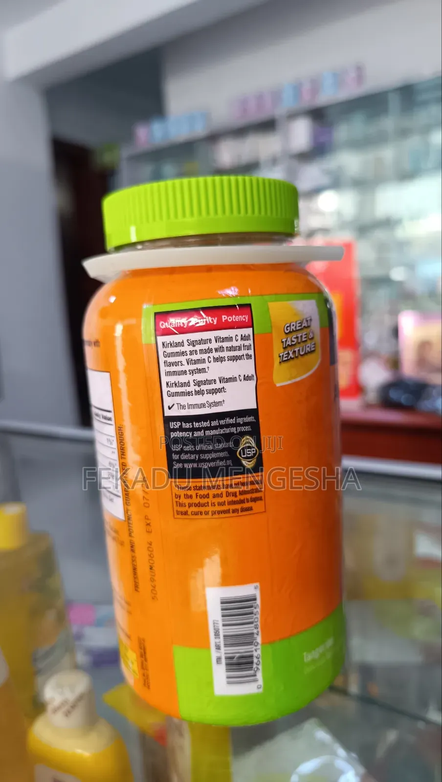 Vitamin C 250mg Adult Gummies-Kirkiland